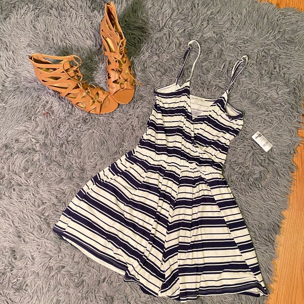 Charlotte Russe Shipwrecked Romper size small